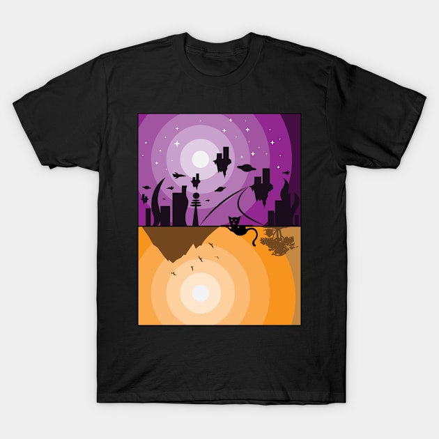 Other side shadow world T-Shirt by dieEinsteiger